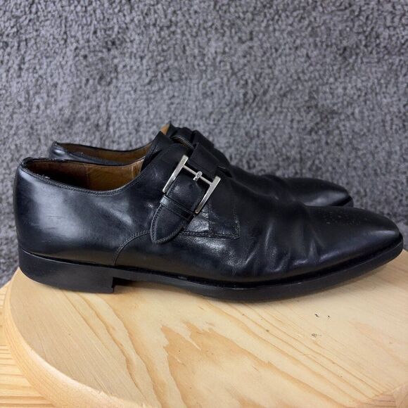 Magnanni Marco II Single Monk Strap Mens 12 Leather Dress Shoe Made in Spain - Picture 4 of 11